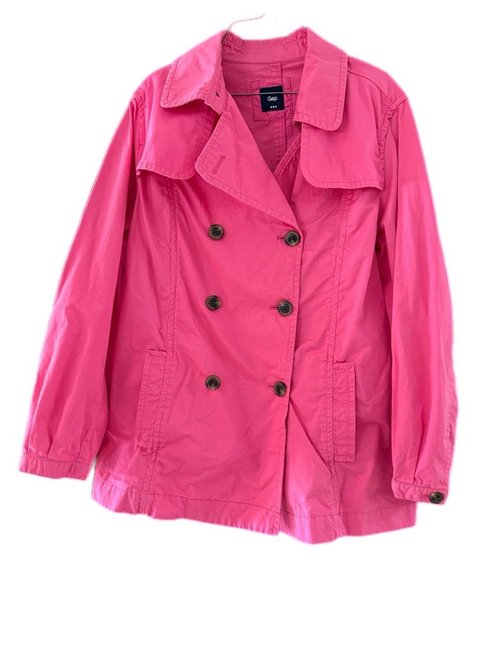 Gap Pink Double Breasted Trench Jacket
Lightweight Coat Women's large - Picture 5 of 16